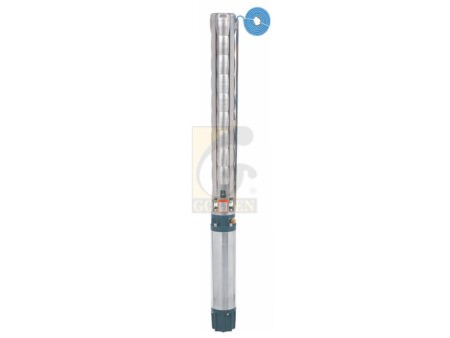 6 inch vertical water pump submerse in liquid.